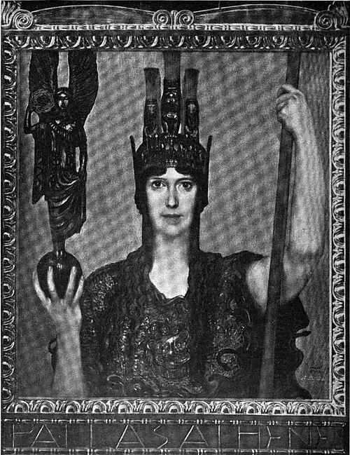 File:Die Gartenlaube (1898) b 07_e40.jpg (S) Pallas Athene Nach dem Gemälde von Franz Stuck
