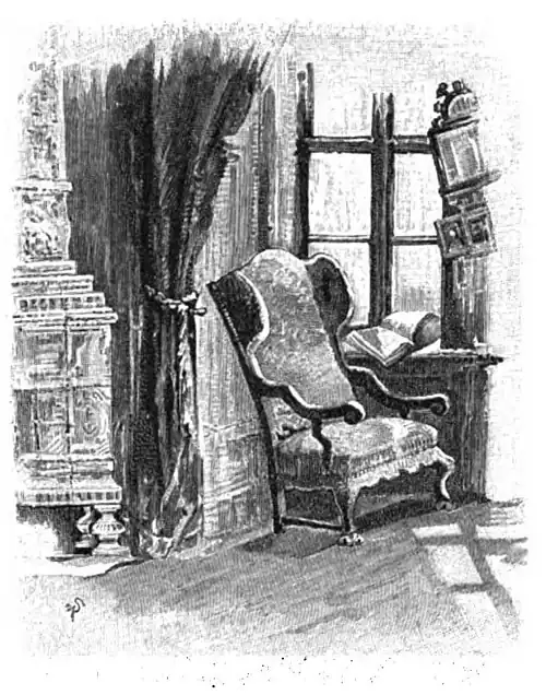 File:Die Gartenlaube (1899) b 0406_1.jpg Fenstersitz in den Gemächern der Aurora von Königsmark Dora und Annie Seifert