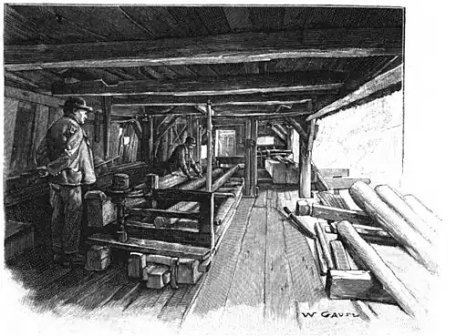 File:Die Gartenlaube (1899) b 0501_1.jpg In der Sägemühle W. Gause