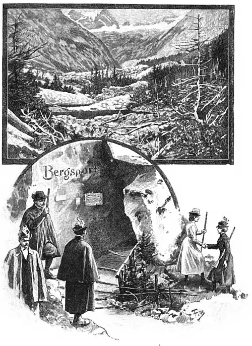 File:Die Gartenlaube (1899) b 0593_1.jpg Aufstieg zum Gebirgspanorama „Die Blaue Gumpe“ Fritz Bergen