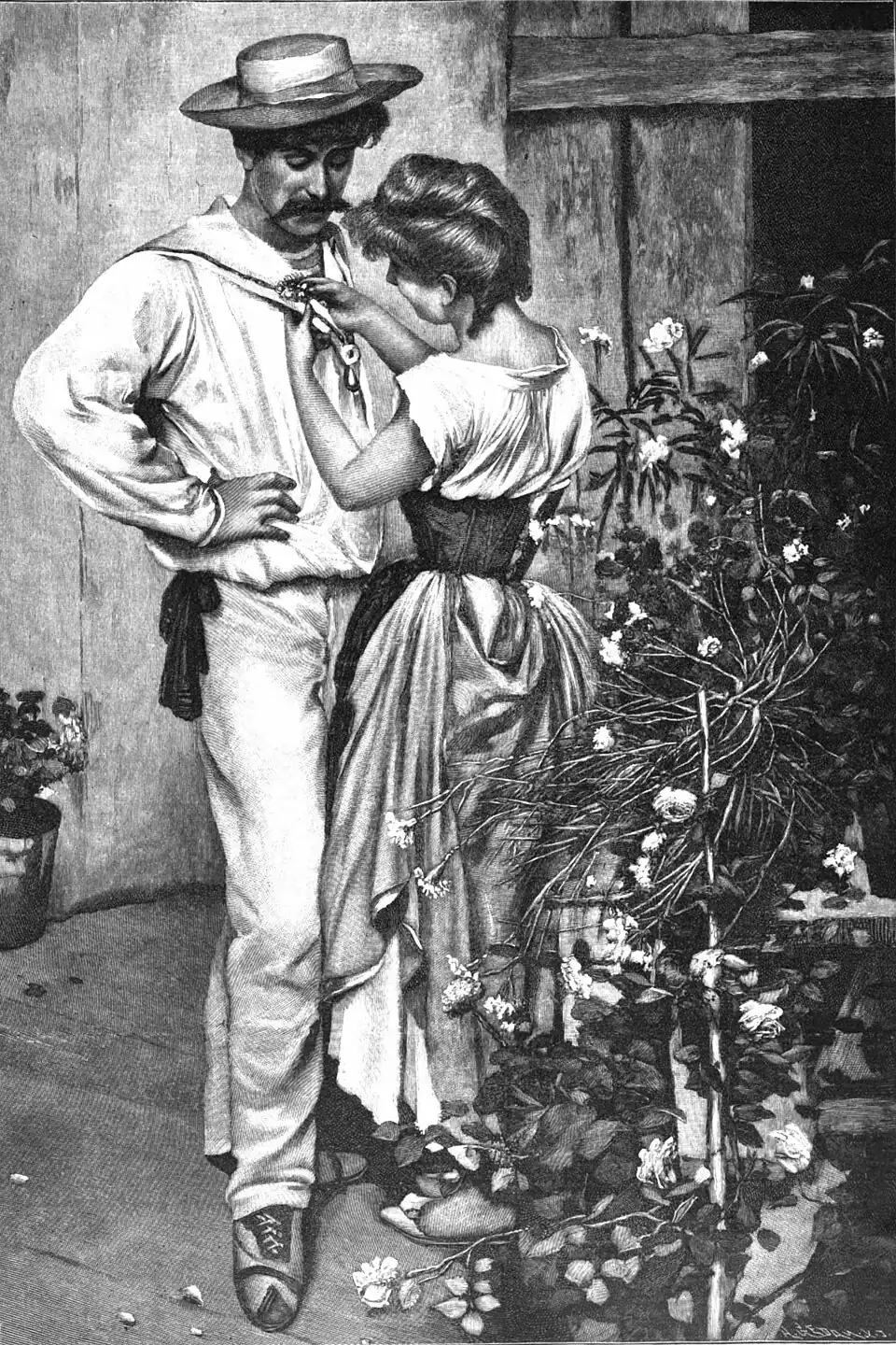 File:Die Gartenlaube (1899) b 0637.jpg (S) Der schönste Ruderpreis Nach dem Gemälde von C. Tito