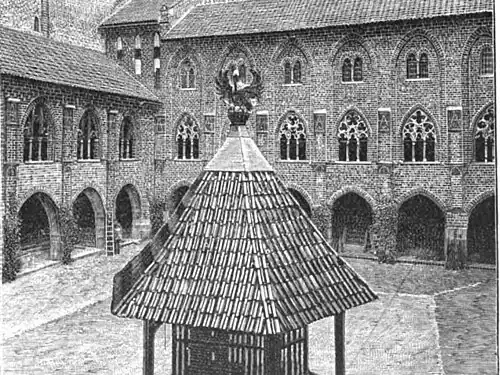 File:Die Gartenlaube (1899) b 0674_2.jpg Der Hof im Hochschloß mit dem Brunnen Nach einer photographischen Aufnahme von H. Bentzke in Rathenow