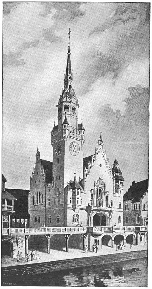 File:Die Gartenlaube (1899) b 0757.jpg Das deutsche Repräsentationshaus für die Pariser Weltausstellung 1900 Nach dem Entwurf des Bauinspektors Johannes Radtke