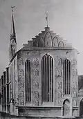 Der gerade abge- schlossene Chor der Maria-Magdalenen-Kirche des Burgklosters an der Großen Burgstraße (Abbruch 1819)
