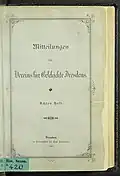 Der Nachlaß des kursächsischen Premier-Ministers Reichsgrafen Heinrich von Brühl, u.a. Berichte, Heft 08, 1888