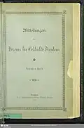 Mitteilungen des Vereins für Geschichte Dresdens. Zehntes Heft Dresdner Briefe 1625 – 1670, u.a. Berichte, Heft 10, 1892