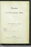 Dresden im Kriegsjahre 1809, Heft 11, 1893