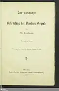 Zur Geschichte der Besiedelung der Dresdner Gegend, Heft 22, 1912