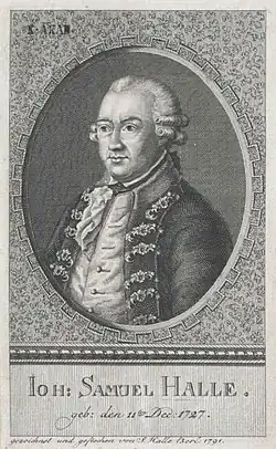 Johann Samuel Halle