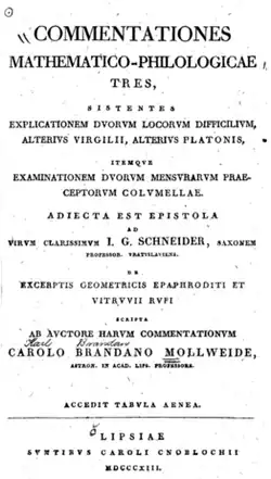 Carl Brandan Mollweide
