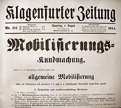 Klagenfurter Zeitung (1914).