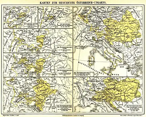 Karten zur Geschichte Österreich-Ungarns