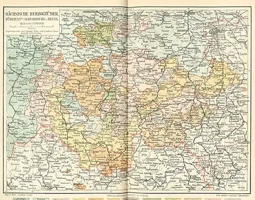 Sächsische Herzogtümer, Fürstentmr. Schwarzburg u. Reuß.