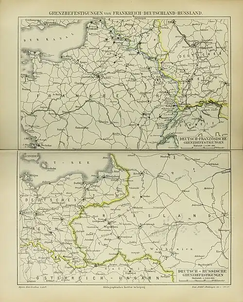 Grenzbefestigungen von Frankreich–Deutschland–Rußland