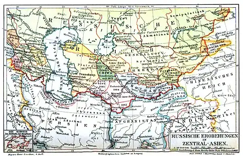 Russische Eroberungen in Zentral-Asien