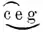 c e g