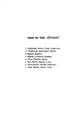 Inhalt der Tafel ‚Aktinien‘
