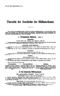 Übersicht Geschichte der Bildhauerkunst