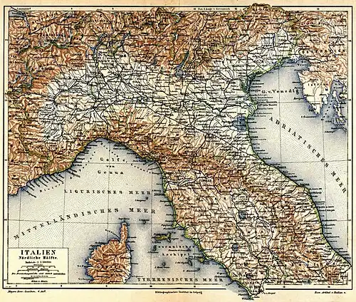 Italien, nördliche Hälfte