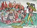 Burning of the Jews. Blatt CCXXv
