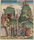 Goldenes Kalb, Weltchronik Blatt XXXI