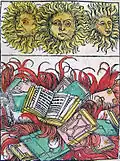 Suns and Book Burning. Blatt XCIIv