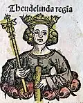 Theudelinda, Queen of the Lombards. Blatt CLr