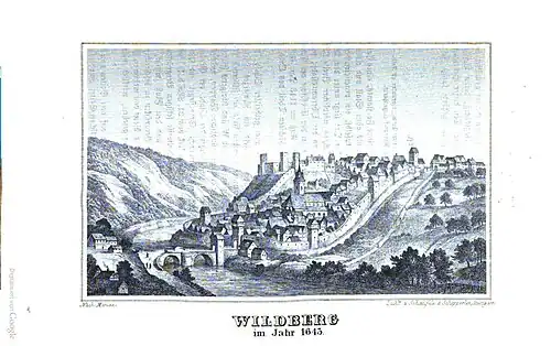 WILDBERG im Jahr 1643.