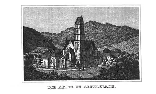 Die Abtei zu Alpirsbach.