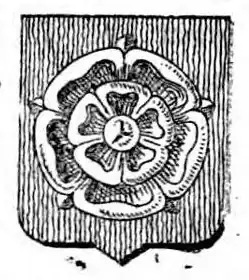 Wappen der Stadt Rosenfeld.