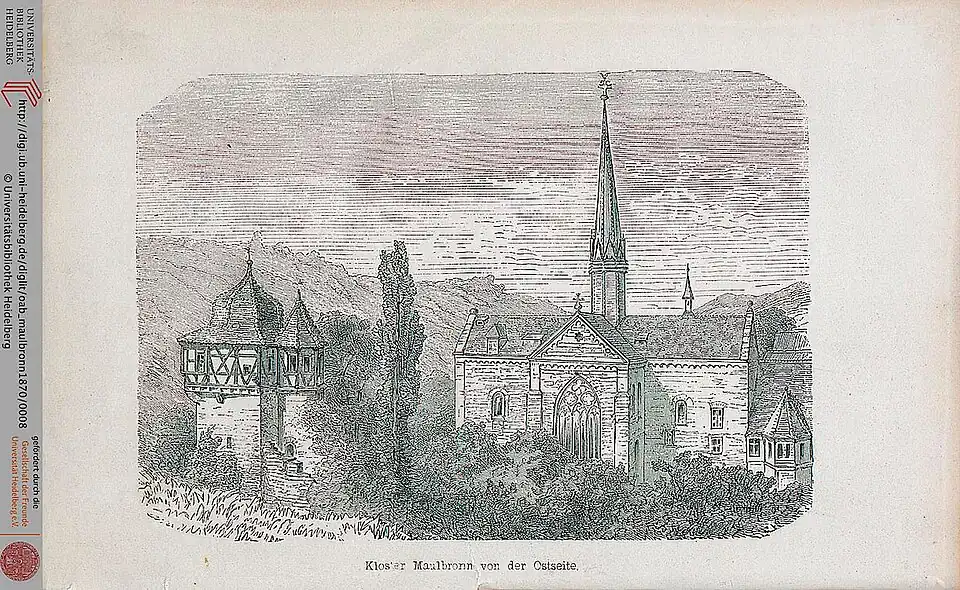 Kloster Maulbronn von der Ostseite.
