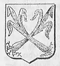 Wappen der Stadt Lauchheim.