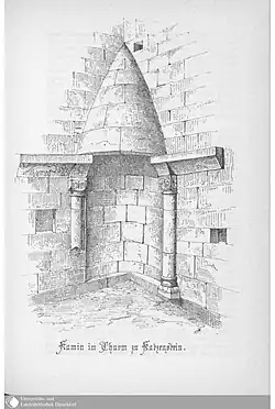 Kamin im Thurm zu Katzenstein.