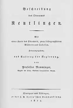 Württembergische Oberamtsbeschreibungen