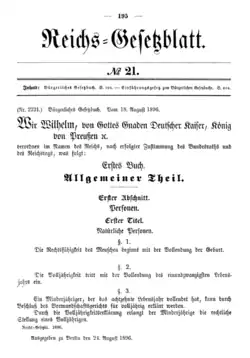Gesetzblätter
