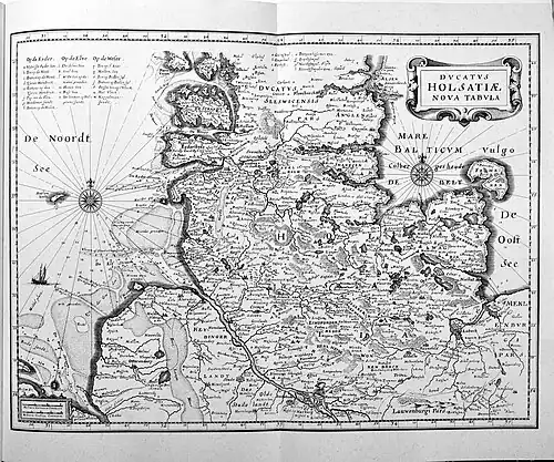 Dvcatvs Holsatiae Nova Tabula (zu Beschreibung …)