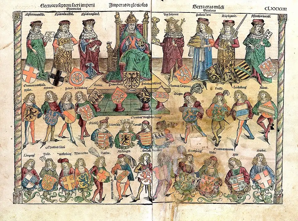 Quaternionen des Heiligen Römischen Reiches. Blatt CLXXXIIII