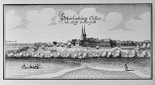 Sthörlinburg Closter im Stifft Halberstatt