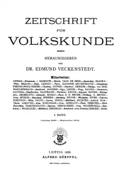 Zeitschriften zur Volkskunde
