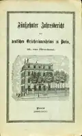 Fünfzehnter Jahresbericht des deutschen Erzieherinnenheims zu Paris 1899-1900