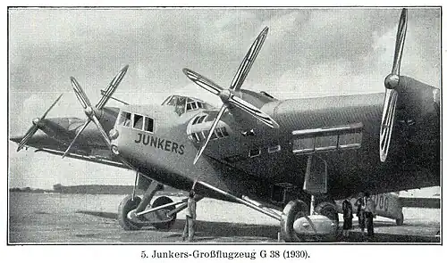 5. Junkers-Großflugzeug G 38 (1930).