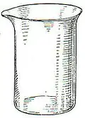 2. Becherglas.