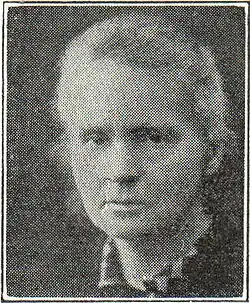 Marie Curie.