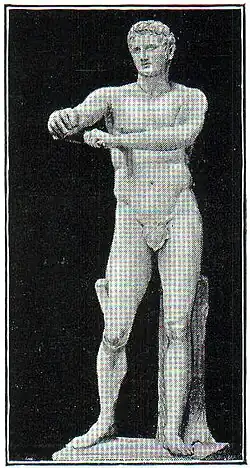 12. Apoxyomenos des Lysippos (4. Jh. v. Chr.).