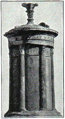 7. Lysikrates-Denkmal Athen (um 334 v. Chr.).