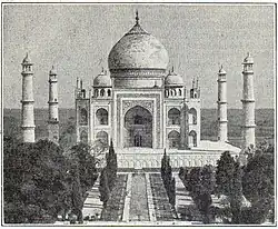 Islamische Kunst: Der Tadschmahal zu Agra.