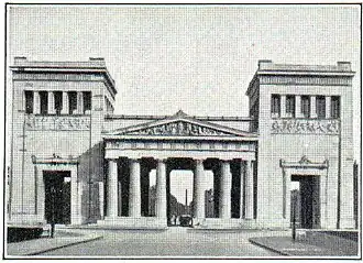 3. L. v. Klenze: Propyläen in München (1842–46).