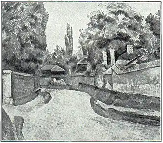 10. Paul Cézanne: Die Dorfstraße.