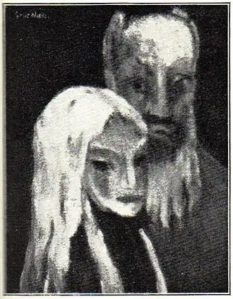 6. Emil Nolde: Mann und junge Frau. Aus „Junge Kunst“, Bd. 53.