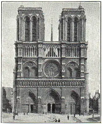 Paris: Die Kirche Notre-Dame.